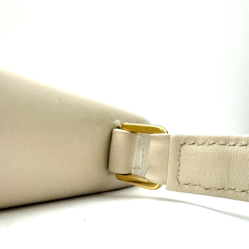 Authentic Givency White Cream Leather Handbag Made in Italy  D.PAT 896710 - Picture 14 of 16